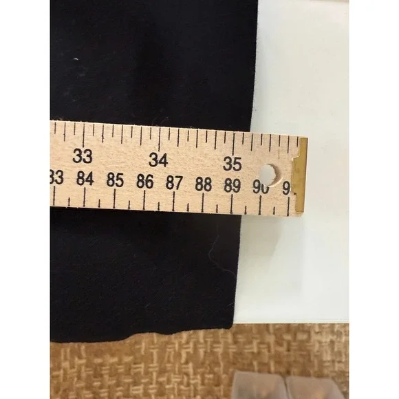 Cache Black Buckle Detail Cap Sleeve Womens Stretch Dress Small - Picture 4 of 8